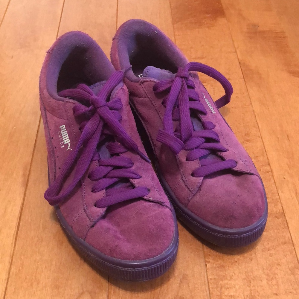 Purple Puma Shoes